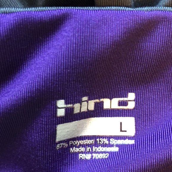 Hind purple and grey leggings size large - Picture 10 of 10